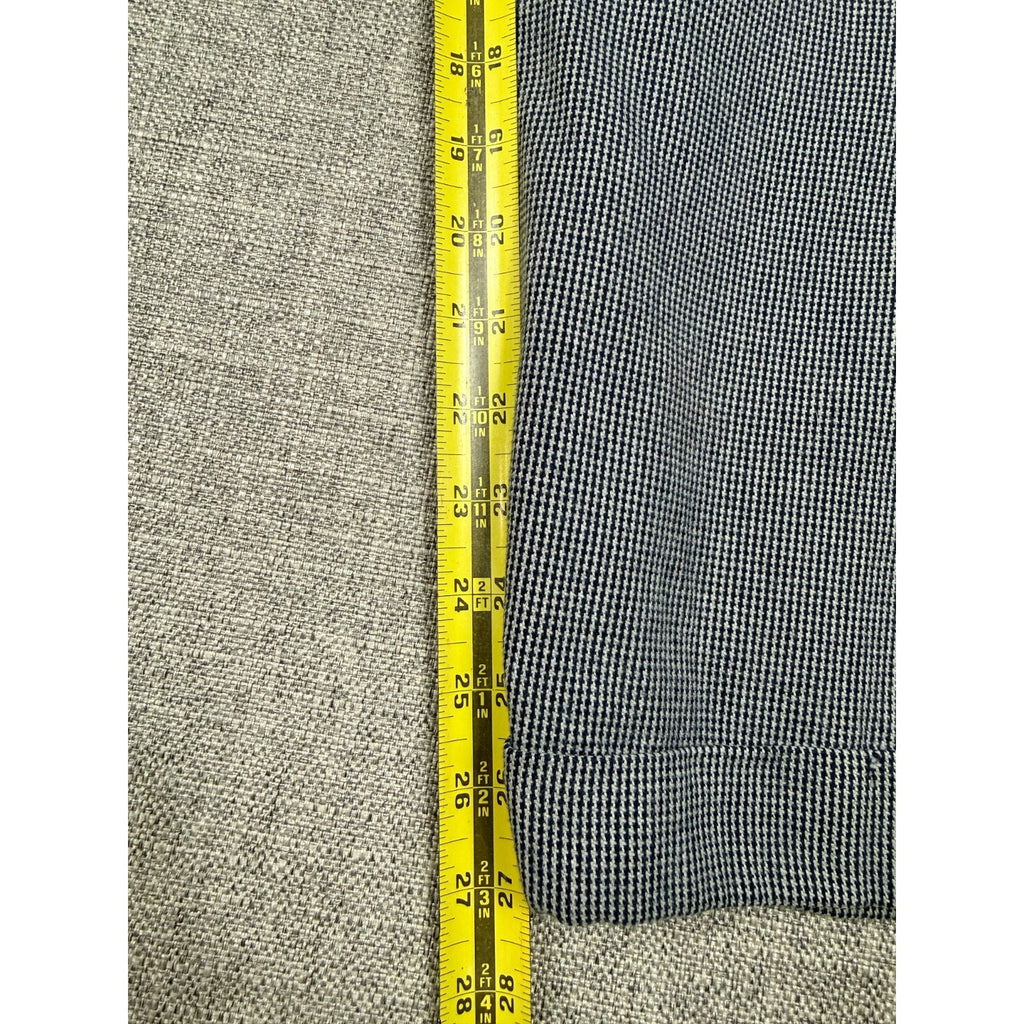 Polo Ralph Lauren Mens 46 Houndstooth Pleated Cuffed Pants Cotton Wool
