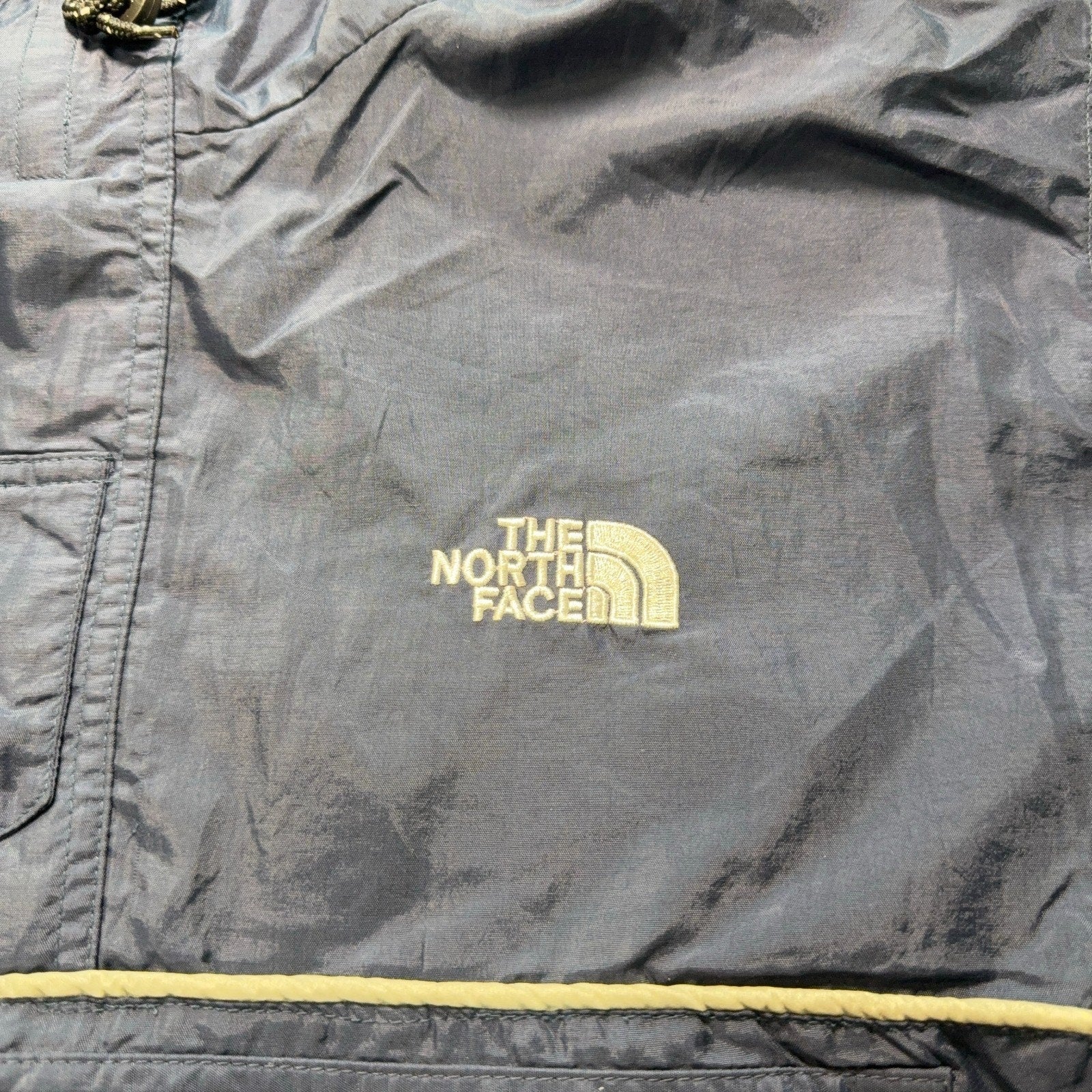 Vintage Y2K The North Face Anorak Jacket Mens L 100 Navy Pullover Korea