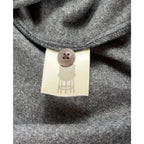 Brooklyn Industries Wool Blend Shirt Jacket XL Gray Elbow Patch Shacket