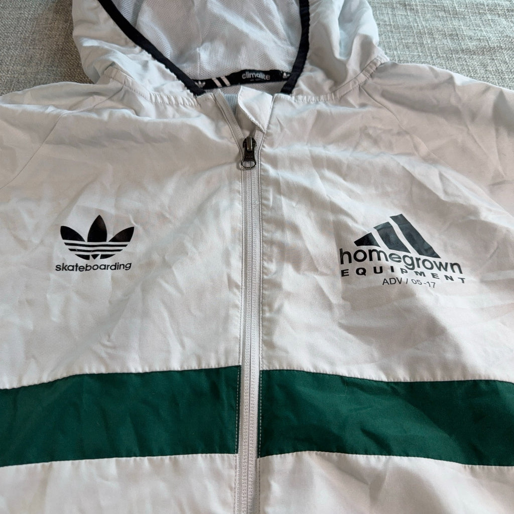Adidas Skateboarding Climalite Windbreaker Jacket Mens L Homegrown ADV 05-17