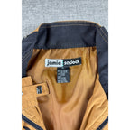 Jamie Sadock XL Y2K Utility Jacket Tan Techwear Convertible Sleeve Cargo Golf
