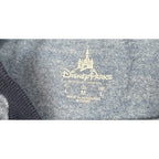 Disney Parks Mickey Mouse Mens M Gray Ringer T Shirt Distressed Graphic Tee