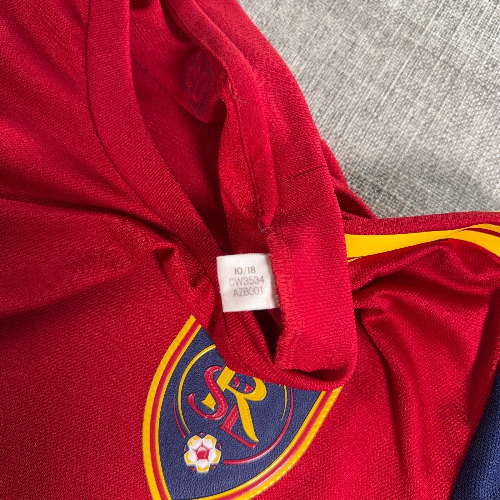 Real Salt Lake Adidas Jersey Mens Large 2018 MLS LifeVantage Climacool RSL Socce
