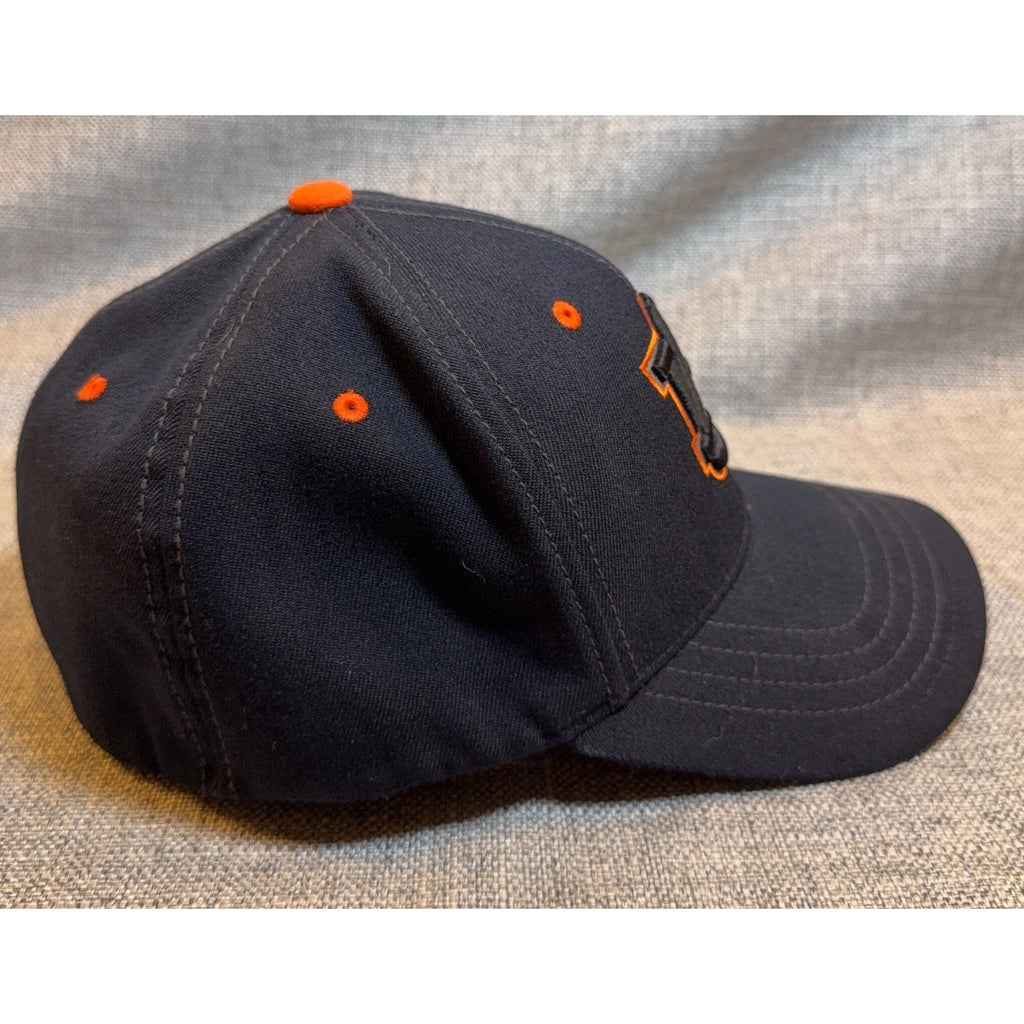 Auburn Tigers Zephyr XL Stretch Fit Hat Black Orange NCAA College Cap