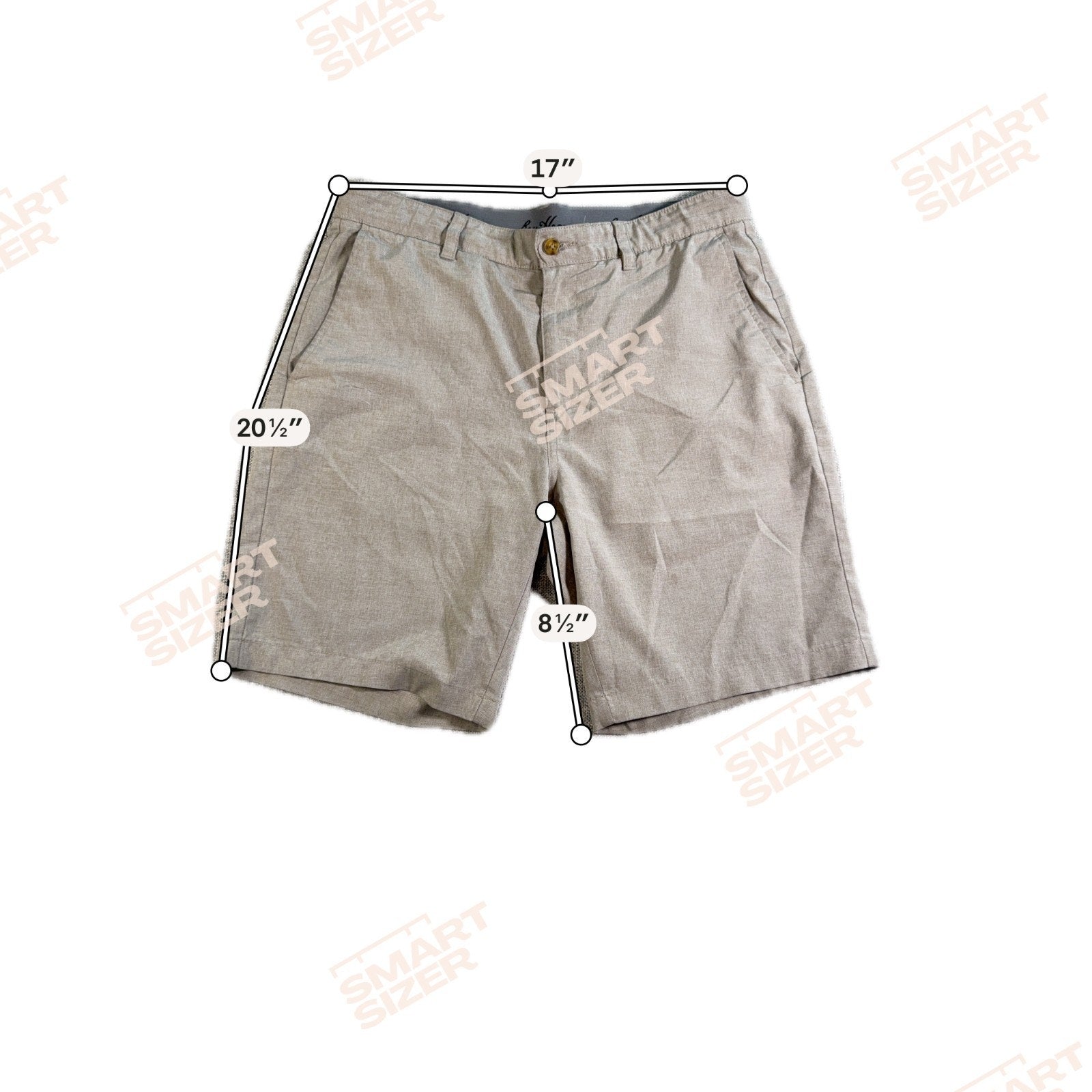 Men’s Golf Shorts Lot 2 Pair Size 32 33 Khaki Performance Stretch Ben Hogan Hawk