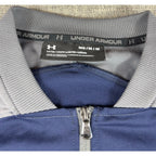Under Armour Navy Midshipmen Jacket Men M US Naval Academy Full Zip Blue Gray