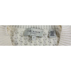 Ted Baker London Sweater Womens 1 US 4 Cream Cable Knit Lace Up Short Sleeve