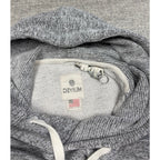Devium Made in USA Gray Marled Pullover Hoodie Tagged Large