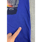 The Weeknd After Hours Til Dawn Tour 2022 T Shirt Blue Gildan Medium Double Side