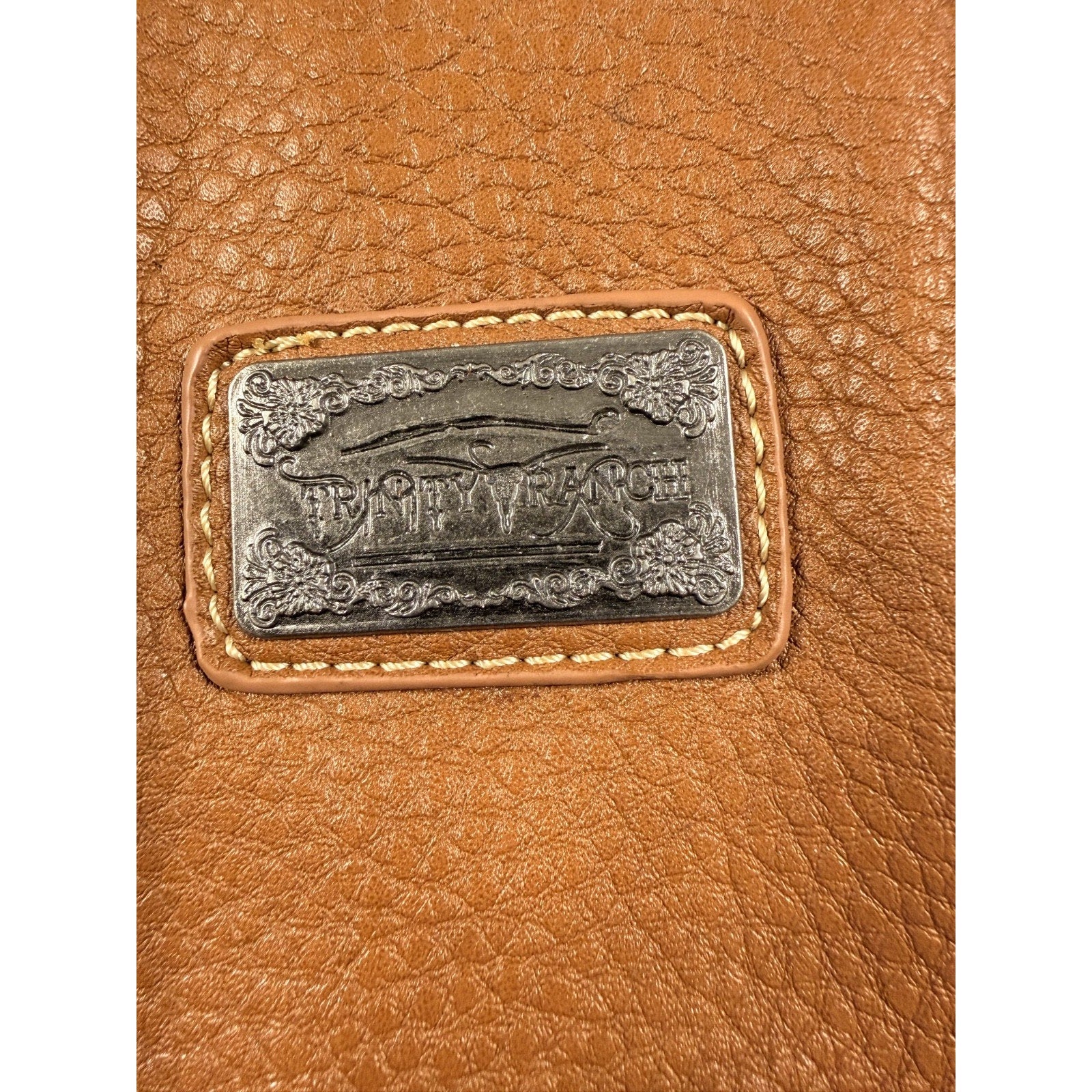Trinity Ranch Western Tote Purse Brown Studded Fringe Cowgirl Shoulder Bag