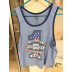 Hand Built Sleeveless Shirt + Chevy Genuine Parts Tank Bundle Mens L/M USA