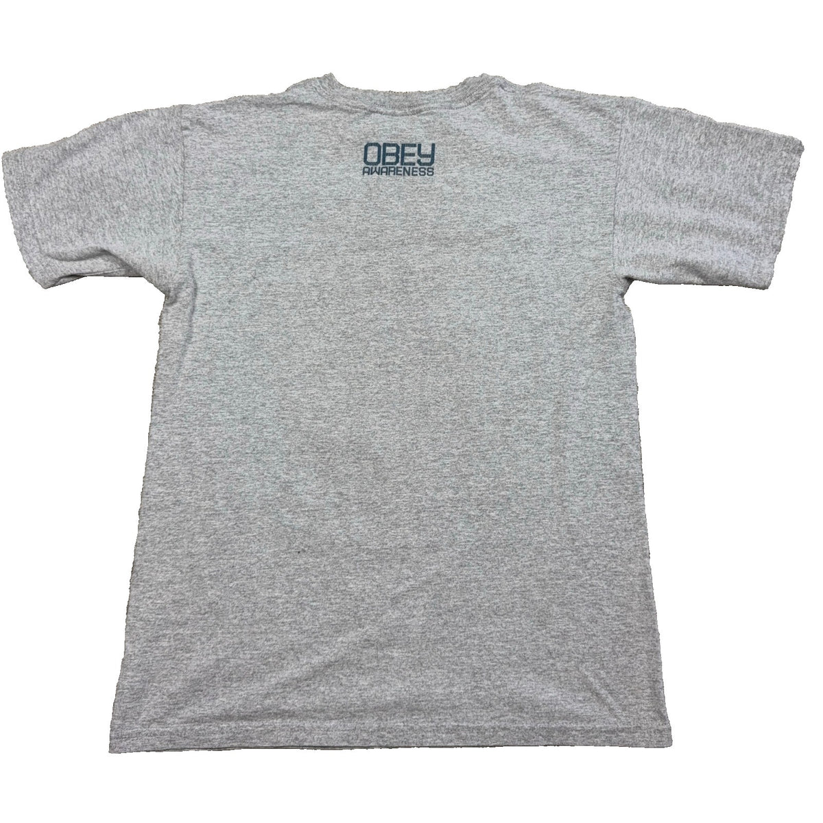 OBEY We The People Defend Dignity Shirt Small Gray Shepard Fairey Graphic Tee
