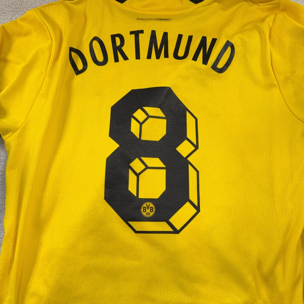Puma Borussia Dortmund BVB Jersey Mens Small Yellow Black #8 Soccer Football Kit