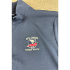 Nike Dri-FIT 2019 US Open Pebble Beach Golf 1/4 Zip Pullover Mens L Navy