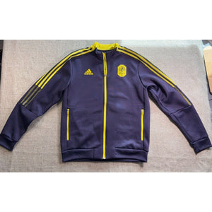 Adidas Nashville SC Anthem Jacket Mens Medium Navy Yellow Full Zip Soccer MLS