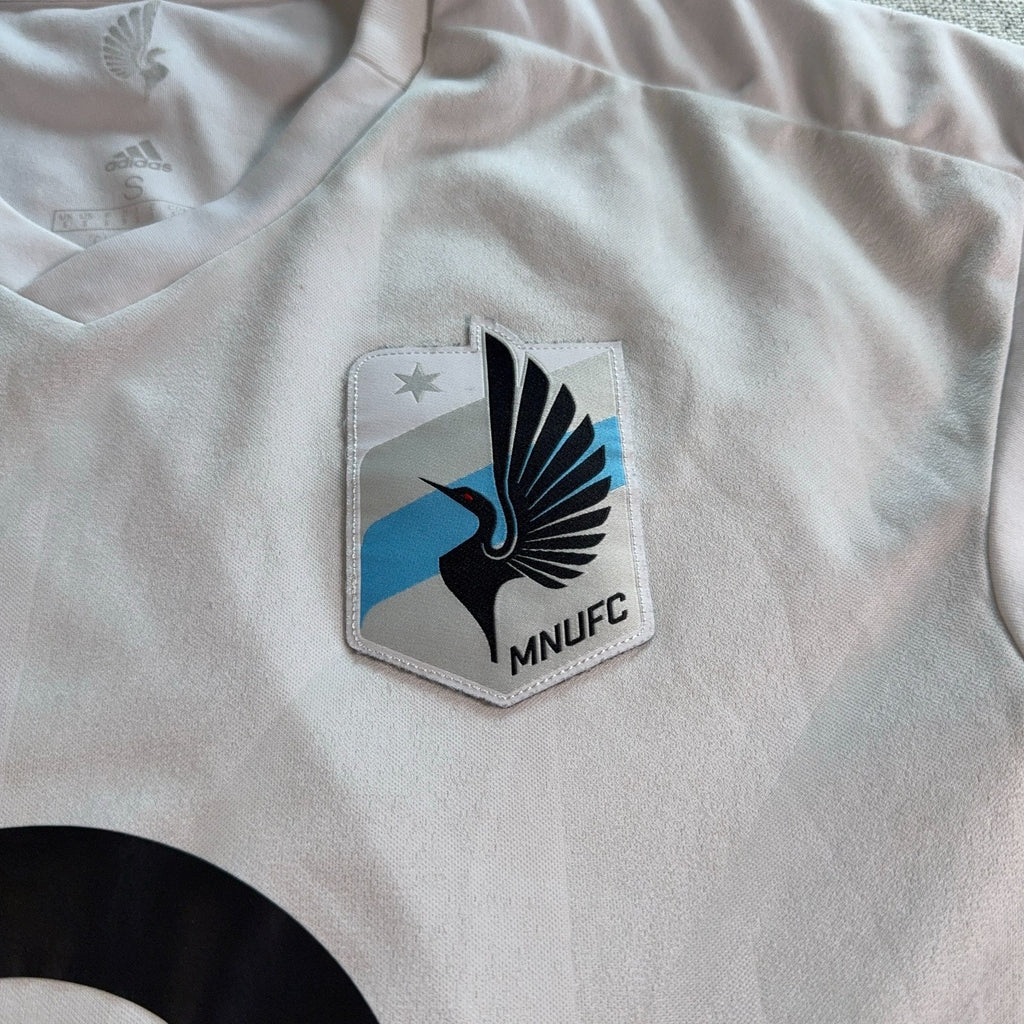 Minnesota United FC Adidas Jersey Mens Small White MLS Target MNUFC Soccer Kit