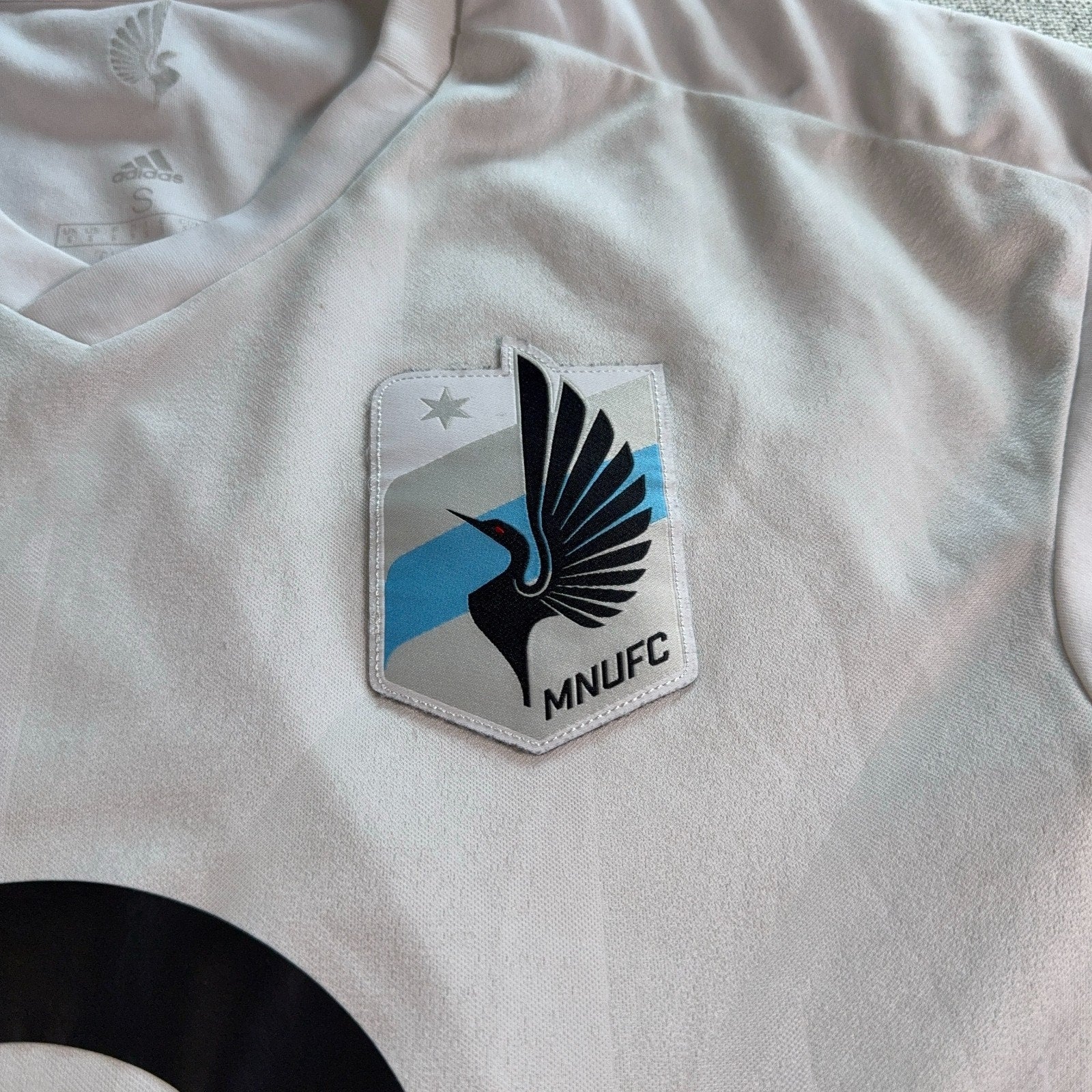 Minnesota United FC Adidas Jersey Mens Small White MLS Target MNUFC Soccer Kit