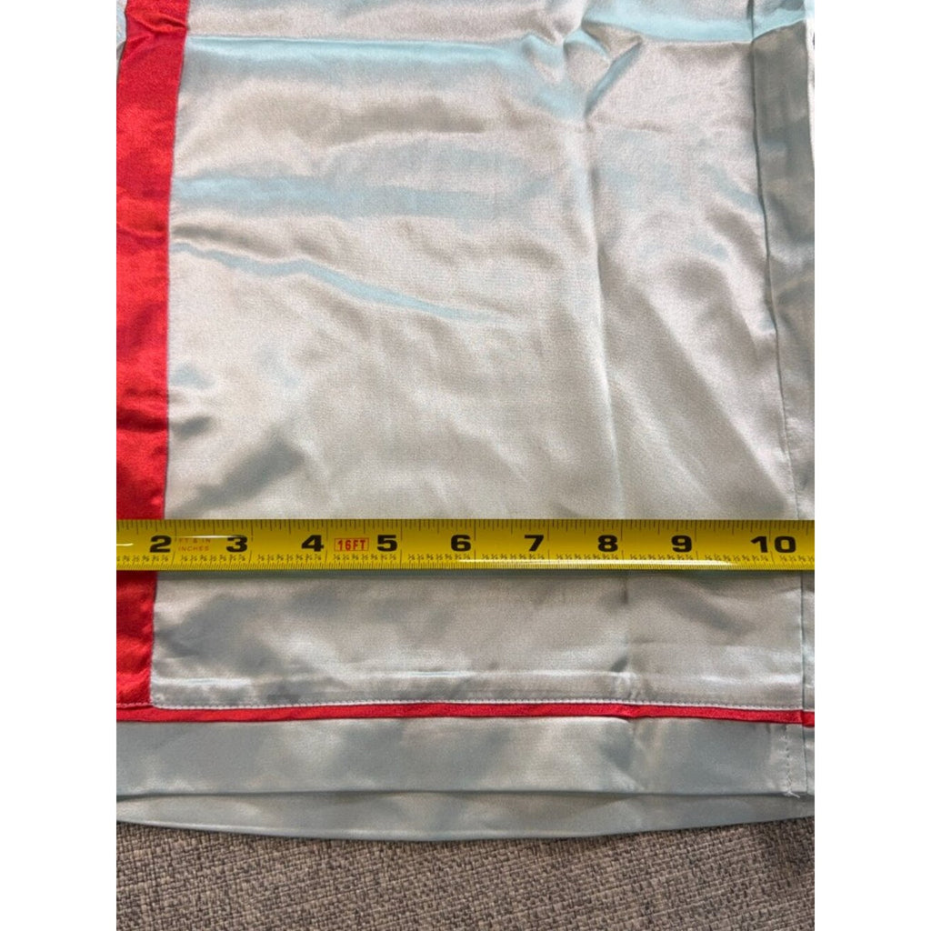 MERSEA Satin Lounge Pants XS Aqua Blue Red Stripe  Price: