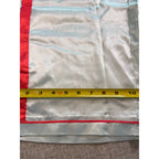 MERSEA Satin Lounge Pants XS Aqua Blue Red Stripe  Price: