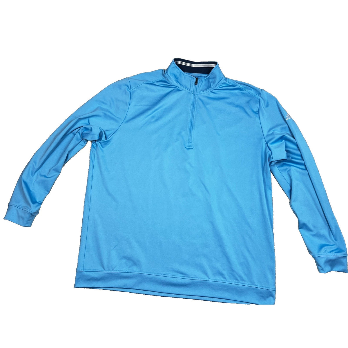 Adidas Performance Quarter Zip Pullover Mens 2XL Blue Golf Athletic