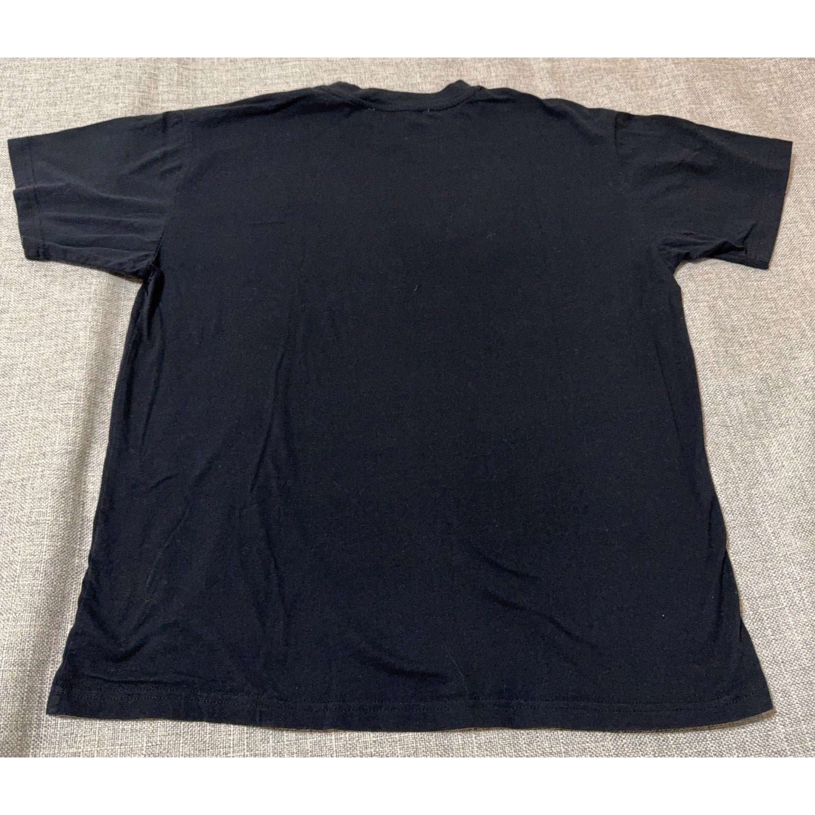 Playboy PacSun Rhinestone Studded Logo Black T-Shirt Adult 21x27 Y2K Bling