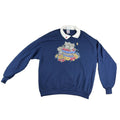 Vintage 90s Morning Sun Cat Sweatshirt XL Jerzees USA Apple Basket Collared