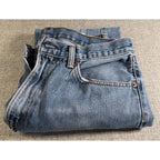 Levi's 505 Regular Fit Jeans Mens 34x32 Light Wash Straight Leg 100% Cotton