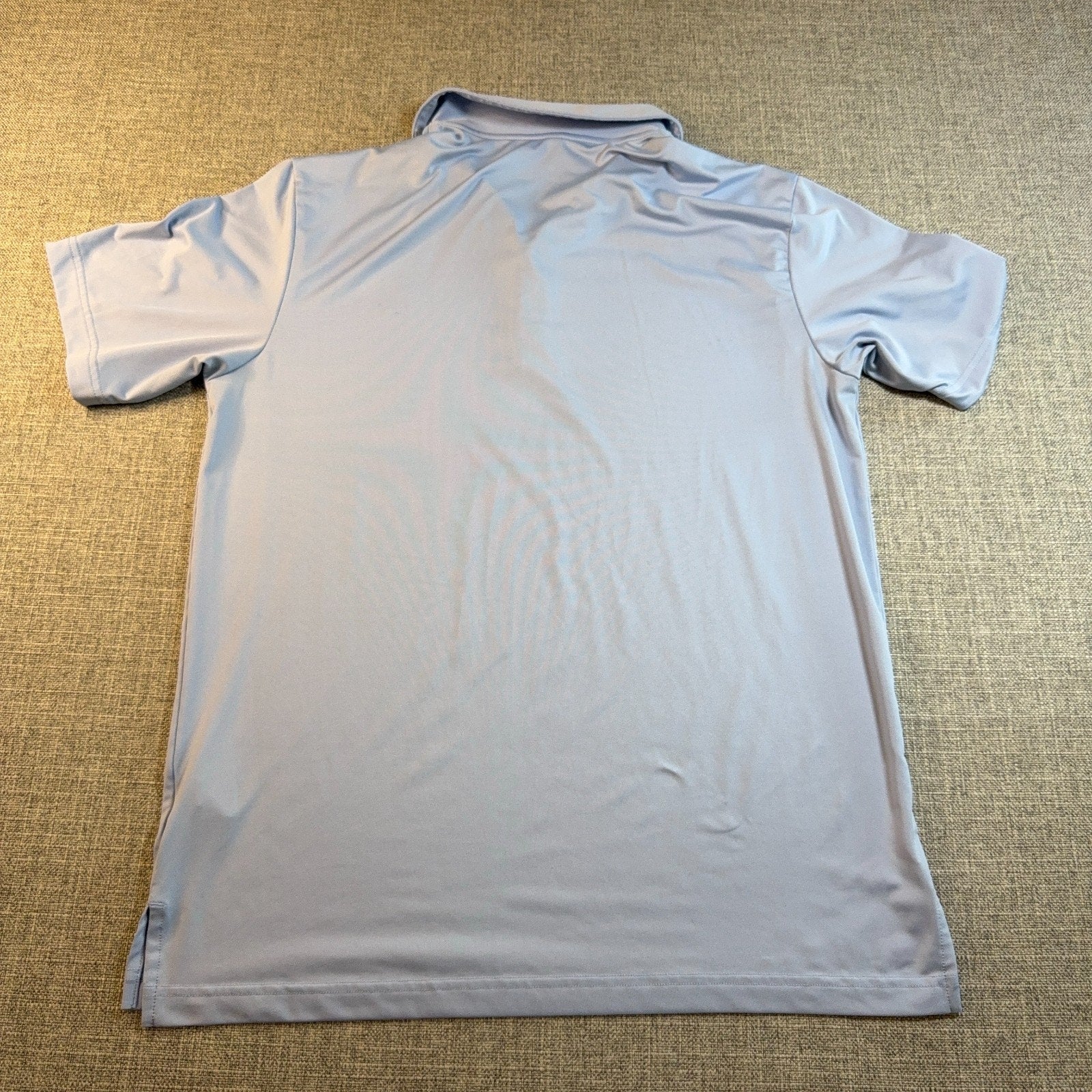 adidas Golf Ultimate Solid Polo Men’s M Light Blue Performance Shirt