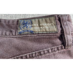 Tommy Hilfiger Mens Jeans 32x26 Brown Straight Leg Paisley Pocket Y2K