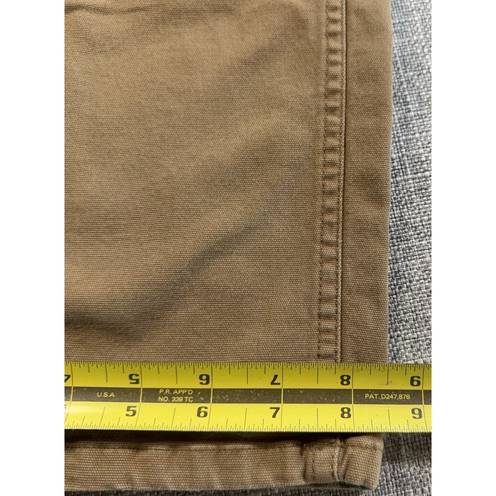 Carhartt Womens Carpenter Pants 10 Regular Brown Original Fit Canvas Workwear
