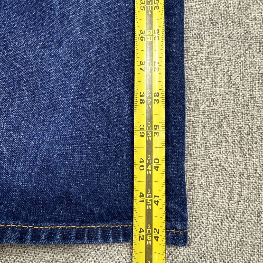 Levi's 501 Jeans Men's 38x34 Fits 37x30 Button Fly Straight Dark Wash