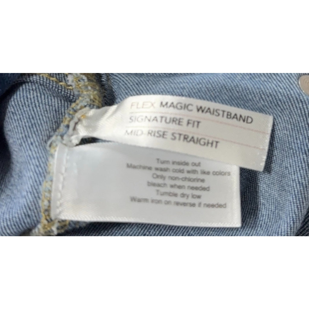 Lane Bryant Jeans Womens 14 Signature Fit Straight Leg Flex Magic Patch Pocket