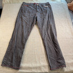 Coogi Australia Jeans Mens 42x35 Gray Baggy Y2K Hip Hop Embroidered Denim