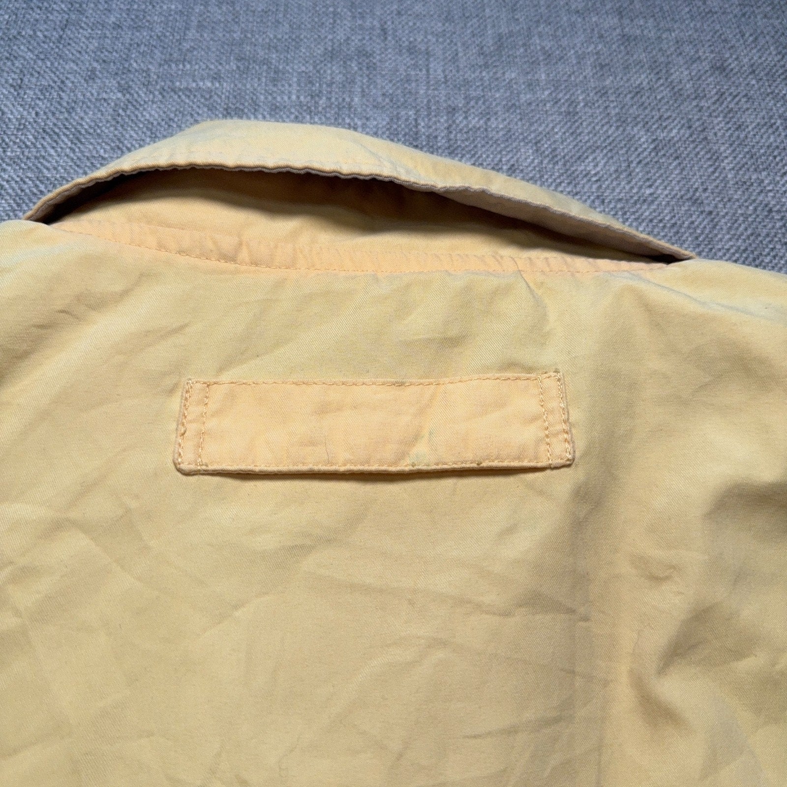Vintage Burberrys Jacket Mens L Yellow Gray Harrington Bomber Made England