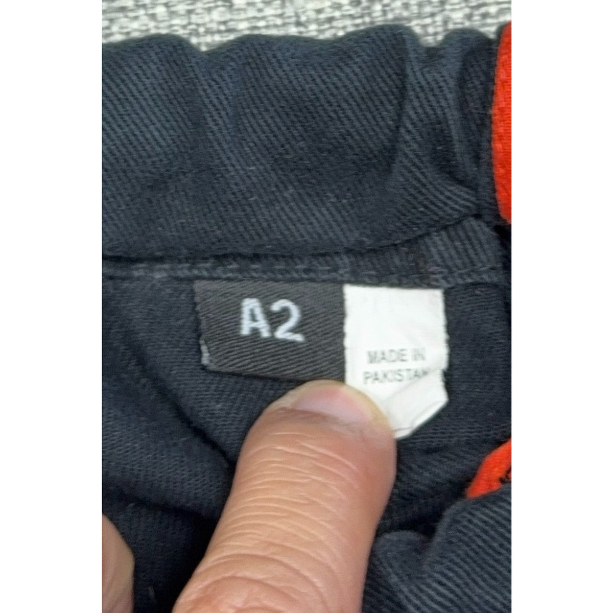 93brand Casual Gi Pants Mens A2 Black Orange Drawstring Jiu Jitsu Lounge