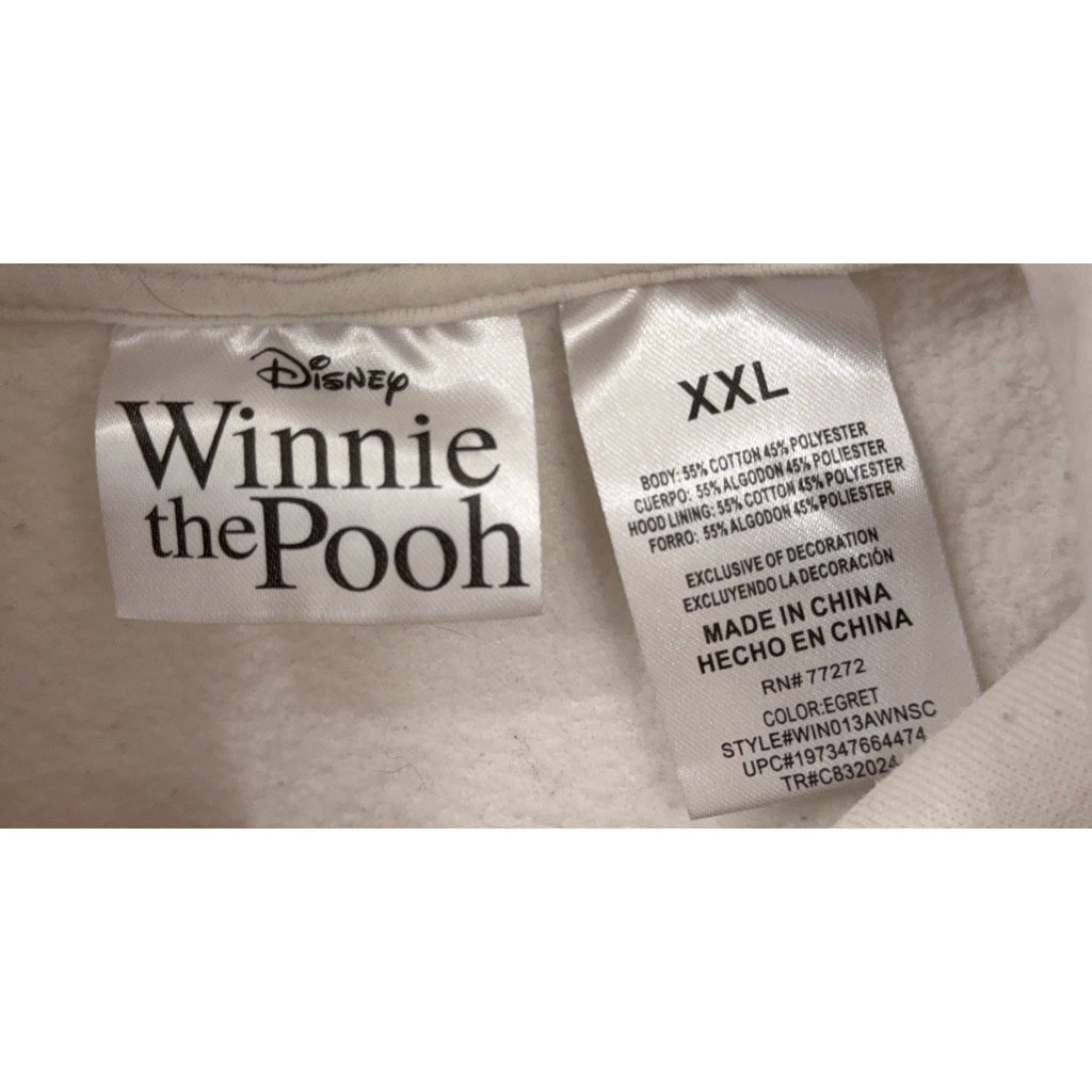 Disney Winnie the Pooh Party Hoodie — Cream, XXL