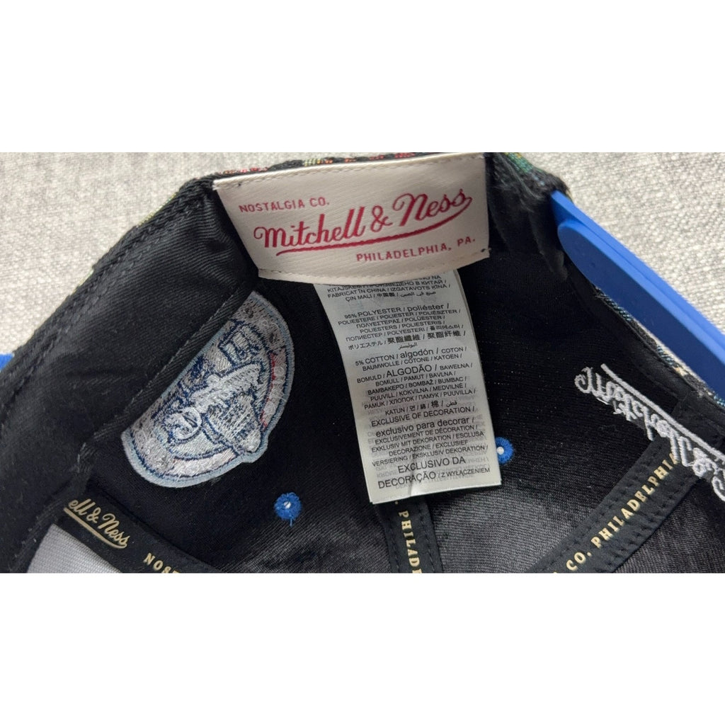 Mitchell & Ness LA Dodgers Floral Tapestry Snapback Hat 60th Patch