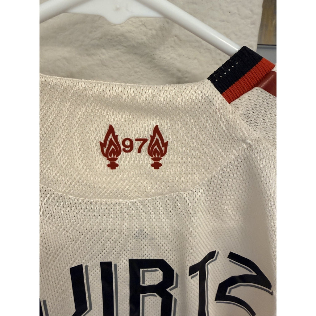2024-25 Liverpool Away Jersey WIRTZ #7 Adidas Authentic Match Shirt Men’s Large