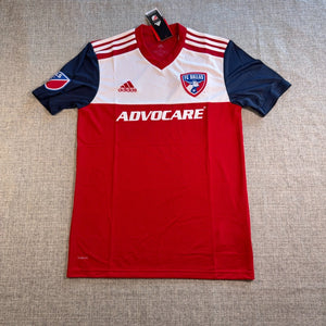 NWT FC Dallas Adidas Jersey Men’s Small MLS AdvoCare Climalite Soccer Shirt Red