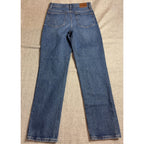 Madewell Classic Straight Jeans Womens 26T Blue High Rise 27 Inseam