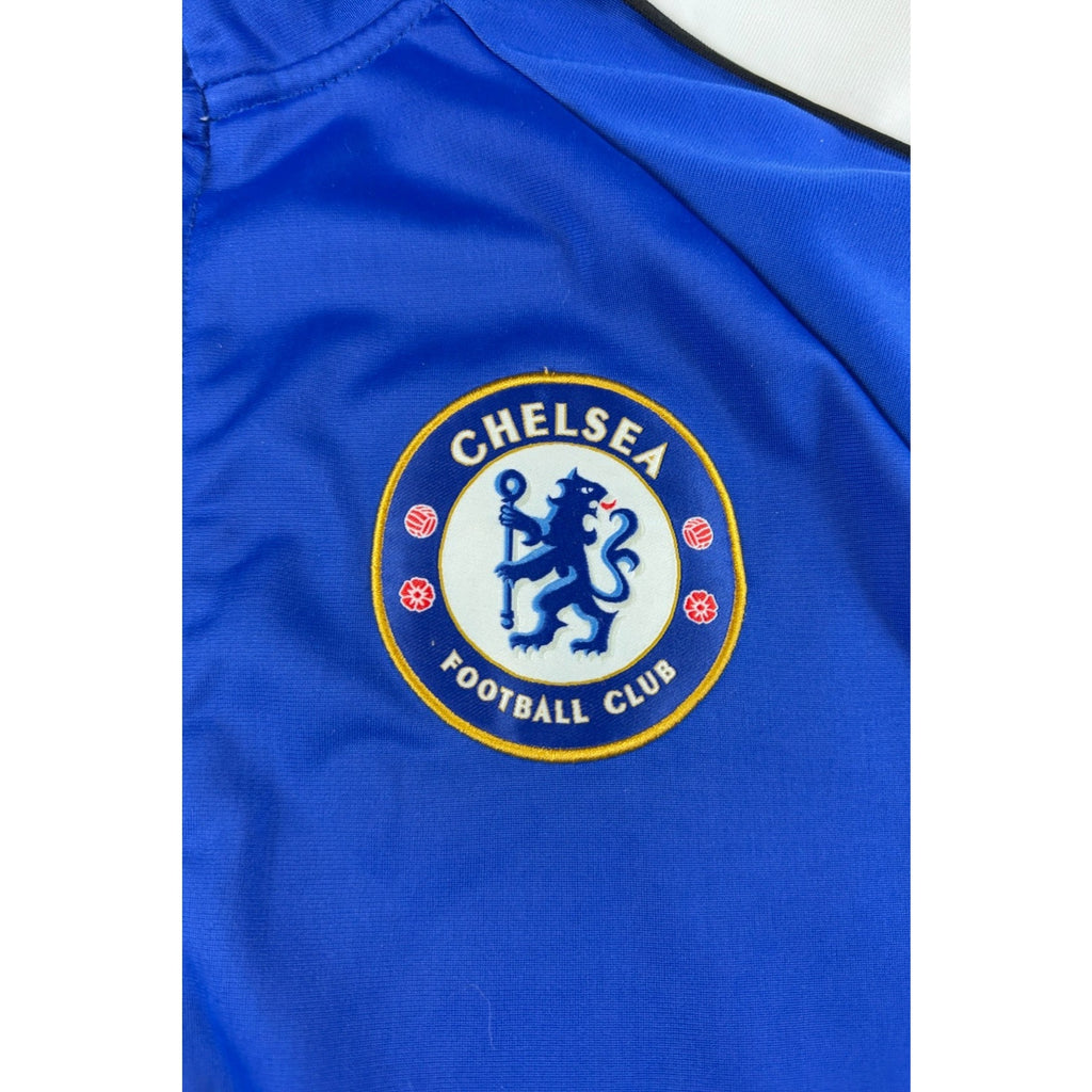 Chelsea FC Mens Medium Track Jacket Blue White Full Zip Official Licensed Soccer