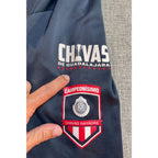 CD Guadalajara Chivas Rayadas Hoodie L Gray Soccer Club Pullover Flawed