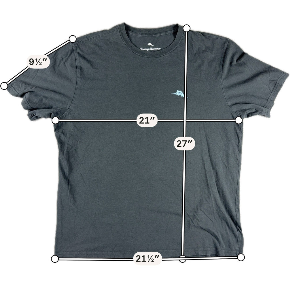 Tommy Bahama Spin Class Roulette T Shirt Mens M Black Casino Graphic Tee