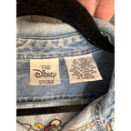 Vintage Disney Store Denim Shirt XL Mickey Minnie Donald Goofy Pluto Embroidered