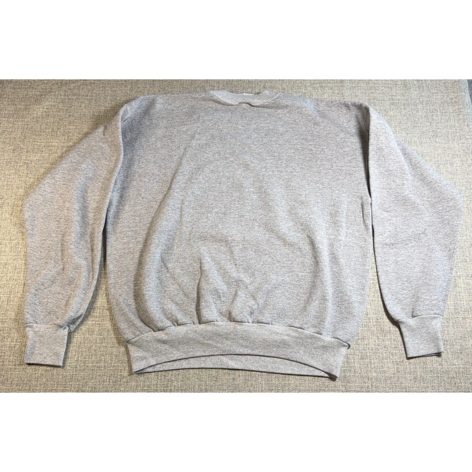 Vintage Nebraska Cornhuskers Sweatshirt Adult L Gray Embroidered Hanes NCAA
