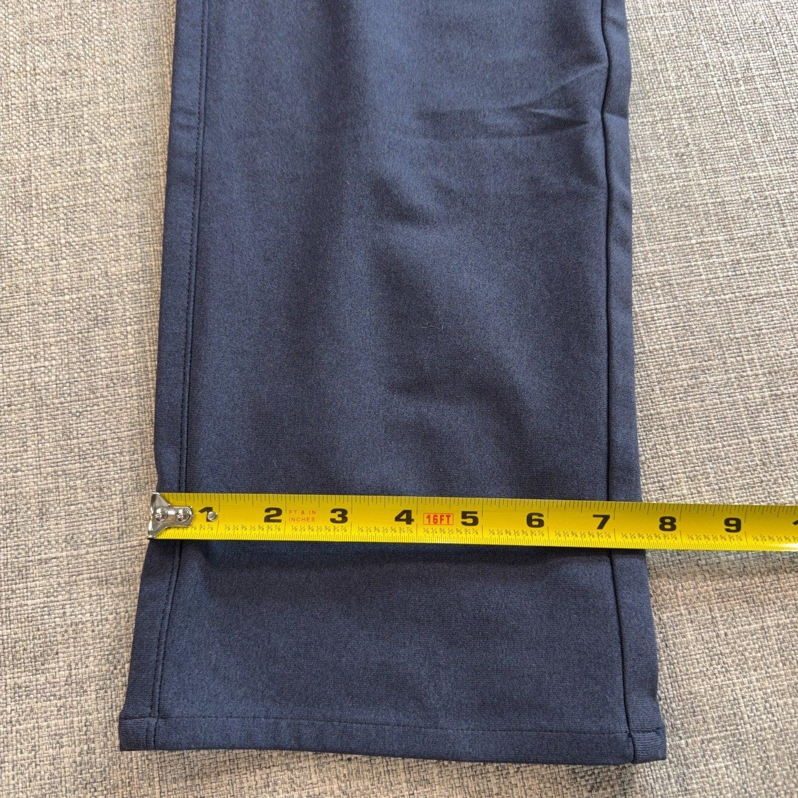 Peter Millar Mens Golf Pants 38x30 Navy Performance Stretch Tag Cut