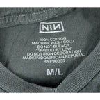 Nine Inch Nails NIN Pretty Hate Machine Tee M/L Gray Pink Blue Graphic