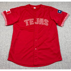 TEJAS Dallas College Jersey #23 Mexico Texas Flag Men's M Baseball