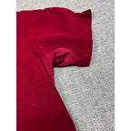 GUESS Envy T Shirt Mens XXL Burgundy Y2K Grunge Embroidered Graphic Tee