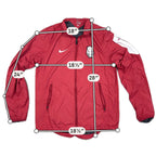 Nike Arkansas Razorbacks Jacket Mens Small Red Full Zip Running NCAA Hog
